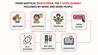 From Skeptical To Bitcoiner: The 7-Steps Journey Followed By More And More People.