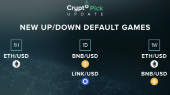 CryptoPick Update: 5 coins added in Daily & Weekly UP/DOWN predictions game