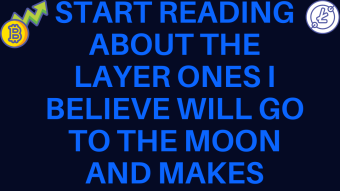 Layer one cryptos that will go to the moon