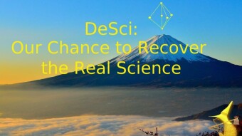 DeSci: Decentralized Science as Our Chance to Recover the Real Science #decentralized-internet