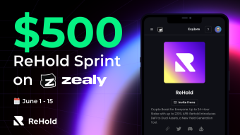 Compete for $500 in the ReHold June Zealy Sprint!