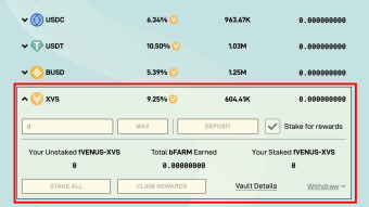 Farming $XVS & $VAI at Harvest Finance via Binance Smart Chain [Beginner Friendly]
