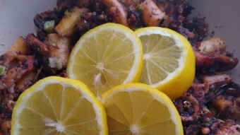 Foodbook #491 baked octopus