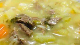 Foodbook #1064 meat soup