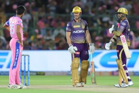 KKR win by 8 wickets against RR.