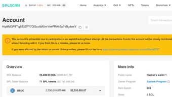 For those that were affected by the attack on Solana Wallets