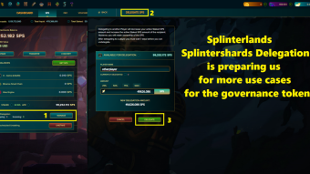 Splinterlands - Splintershards Delegation is preparing us for more use cases for the governance token