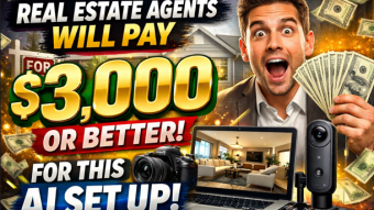 REAL ESTATE AGENTS WILL PAY $3,000 OR BETTER FOR THIS AI SET UP