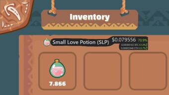 Time To Sell My Small Love Potions (SLP)