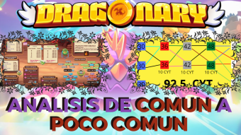 DRAGONARY HOW TO GO FROM COMMON RARE TO UNCOMMON. ANALYSIS HOW MUCH CYT IS NEEDED