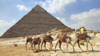 Our very first impression of Cairo :D
