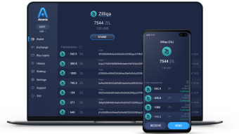 ZIL @ 20% Yearly Yield In Atomic Wallet.