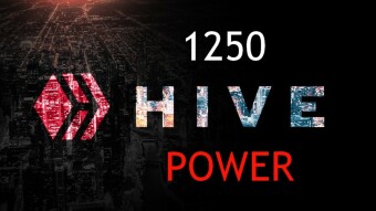 I Have Reached 1250 Hive Power