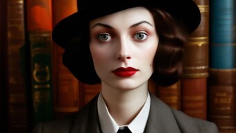 Portrait of journalist Sylvia von Harden