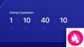 UNIO UNIOSWAP Airdrop will end in 1 hour.