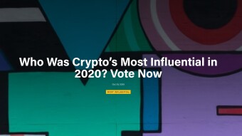 Coindesk launches competition for Crypto’s Most Influential in 2020