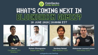 CoinGecko's Third Virtual Meetup - Blockchain Gaming