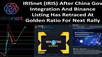 IRISnet IRIS After China Gov Integration And Binance Listing Retraced At Golden Ratio For Next Rally