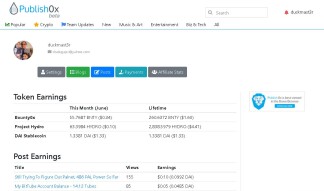 My PublishOX Earnings So Far - $7.34