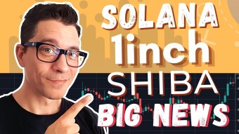 Solana $500 | 1inch Zero Fees | Shiba Inu Coinbase Listing | Crypto Corner  Hot Topics