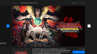 Samurai Shodown Neogeo Collection - For Free On EPIC STORE!!!