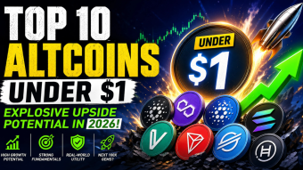 Top 10 Altcoins Under $1 With Explosive Upside Potential (2026)