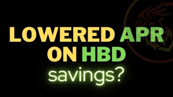 APR on the HBD (Hive Stablecoin) Savings Interest is getting lowered?