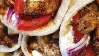 Foodbook #1237 homemade pita gyros