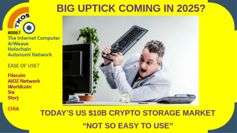 US $10B CRYPTO STORAGE MARKET BIG UPTICK COMING IN 2025?