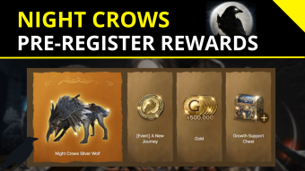 NIGHT CROWS 🌑| Pre-Register Rewards and Game! [EN/PT-BR]