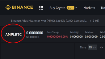Is Coinbase & Binance Warming up for $AMPL Listing?