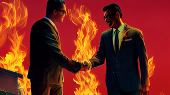 Pink Floyd — Wish You Were Here: Illustrated by AI
