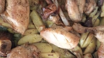 Foodbook #956 chicken with potatoes