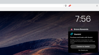 Brave Browser Partners with Gemini to provide Trading and Wallet support