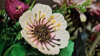 Photograph of artificial flowers