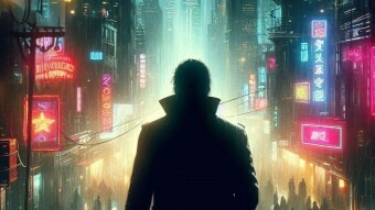 Neon Amber a cyberpunk story Book 2