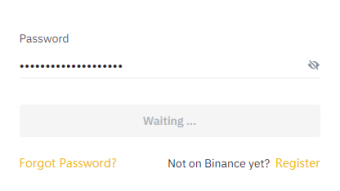 Can't access my Binance account