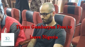 Tigran Gambaryan Free to leave Nigeria