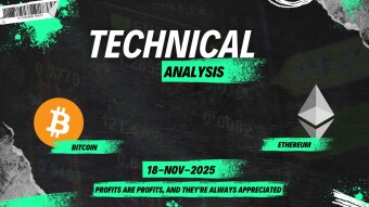 BTC & ETH: Important Technical Analysis. (18/Nov/2025) ...Where to take partial profits?