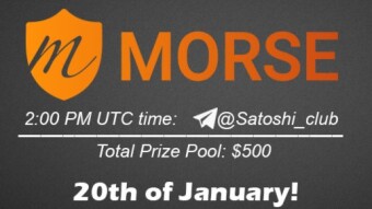 Join the AMA of Satoshi Club x Morse Network. Rewards: 500 USDT, January 20th.