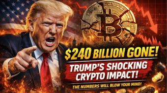 $240 Billion Gone: How Trump’s Words Are Quietly Moving the Entire Crypto Market