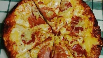 Foodbook #653 homemade pizza