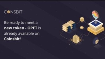 Opet airdrop (jointly with the Coinsbit exchange) ~50 dollars