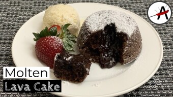 Chocolate Molten Lava Cake | How to make Easy Lava Cake | Chocolate Lava Cake with Ice Cream Recipe
