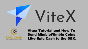 Full Tutorial for Mimblewimble coins on Vitex Decentralized Exchange.