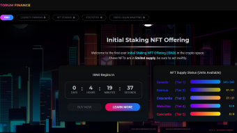 The world's first Initial Staking NFT Offering Event is ON