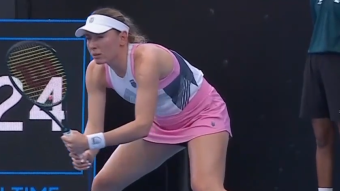 Alexandrova played against Jacqueline Christian without any spirit or motivation