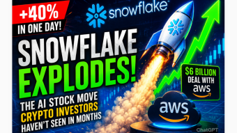 AI Stocks Are Doing What Crypto Used to Do — Snowflake’s Shock Rally Explained