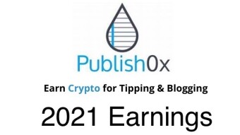 My 2021 Publish0x Earnings