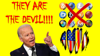 Biden opposes cryptocurrencies and rejects debt deal that favors them